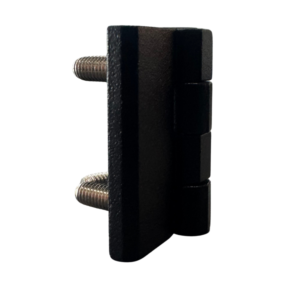 BISAGRA NEGRA CUADRADA DE ALEACION DE ZINC 40X40MM