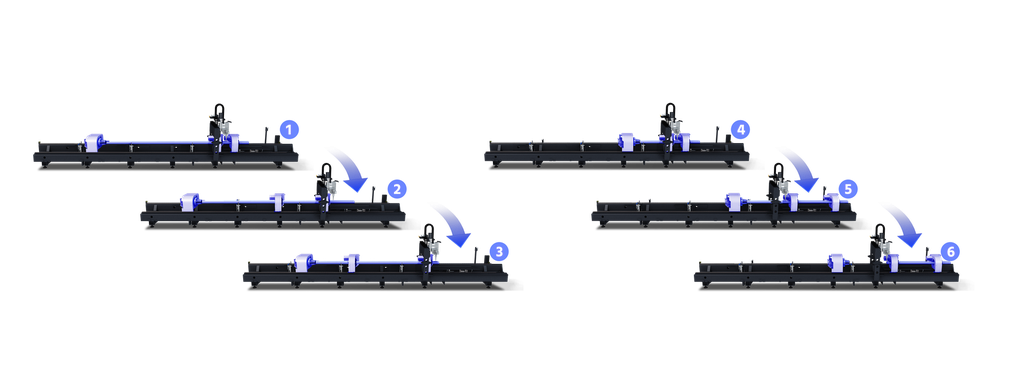 CORTADORA LASER DE TUBO QLTEK K2 PLUS 3,000 KW (SERIE: KTZS250813018)