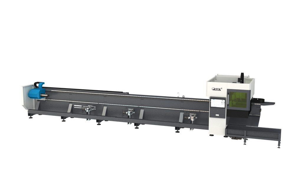 CORTADORA LASER DE TUBO QLTEK L2 – 3KW CON SEMI ALIMENTACION AUTOMATICA (SERIE: KTZS250729032)