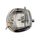 CERRADURA REFORZADA CROMADO/CROMADO CON LLAVE