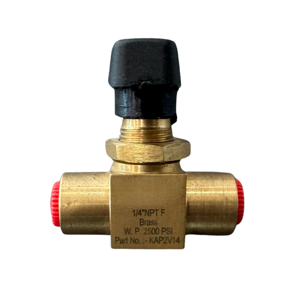 VALVULA DE BOLA DE 2 VIAS 1/4" NPT-H 2,500 PSI