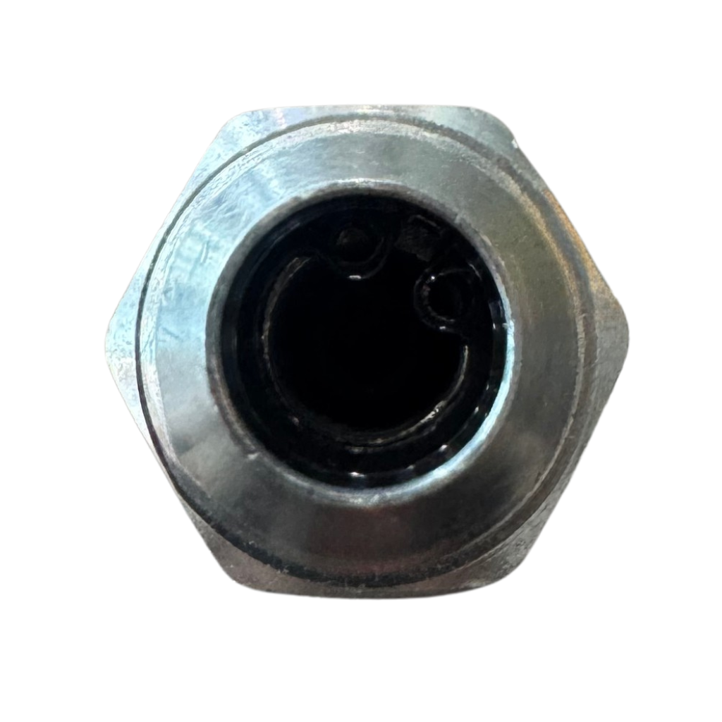 VALVULA DE SEGURIDAD PARA REMOLQUE DE VOLTEO SAE 6 MACHO, #6 JIC MACHO