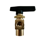 VALVULA DE BOLA DE 3 VIAS 1/4" NPT-H 2,500 PSI