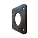 PLACA PARA ESPIGA DE 3”  X 15 3/4” (CUADRADA, 4 ORIFICIOS)