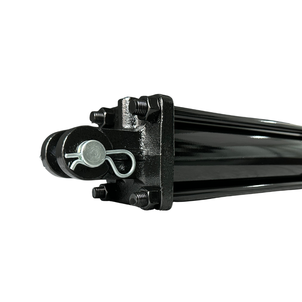 HYDRAULIC CYLINDER, 4" BORE, 1 1/2" ROD, 12" STROKE, 2,500 PSI