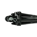 HYDRAULIC CYLINDER, 4" BORE, 1 1/2" ROD, 12" STROKE, 2,500 PSI