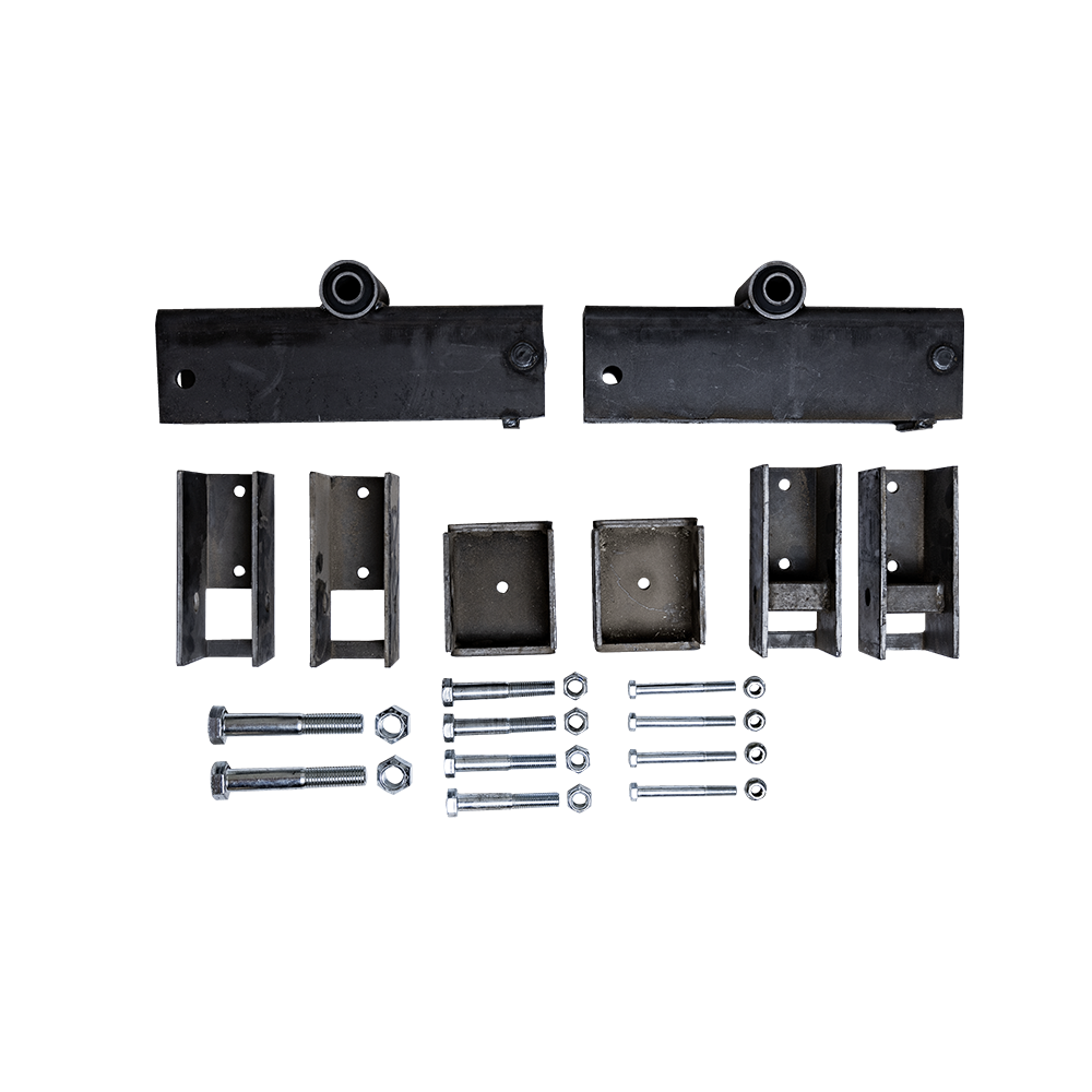 Tandem Axle 48,1/4" Axle Spacing Hanger Kit W/ Equalizers & Bolt On Hardware For 10k Axles