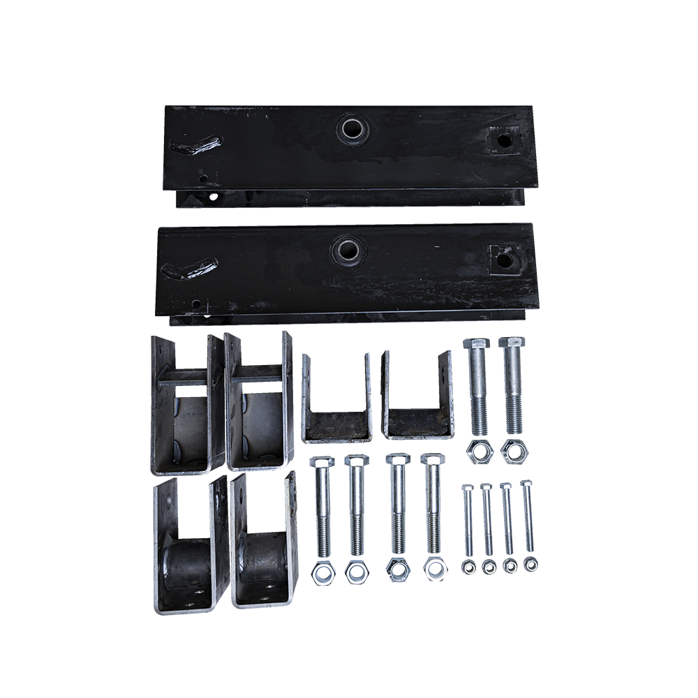 Tandem Axle 48,1/2" Axle Spacing Hanger Kit W/ Equalizers & Bolt On Hardware For 12-16k Axles