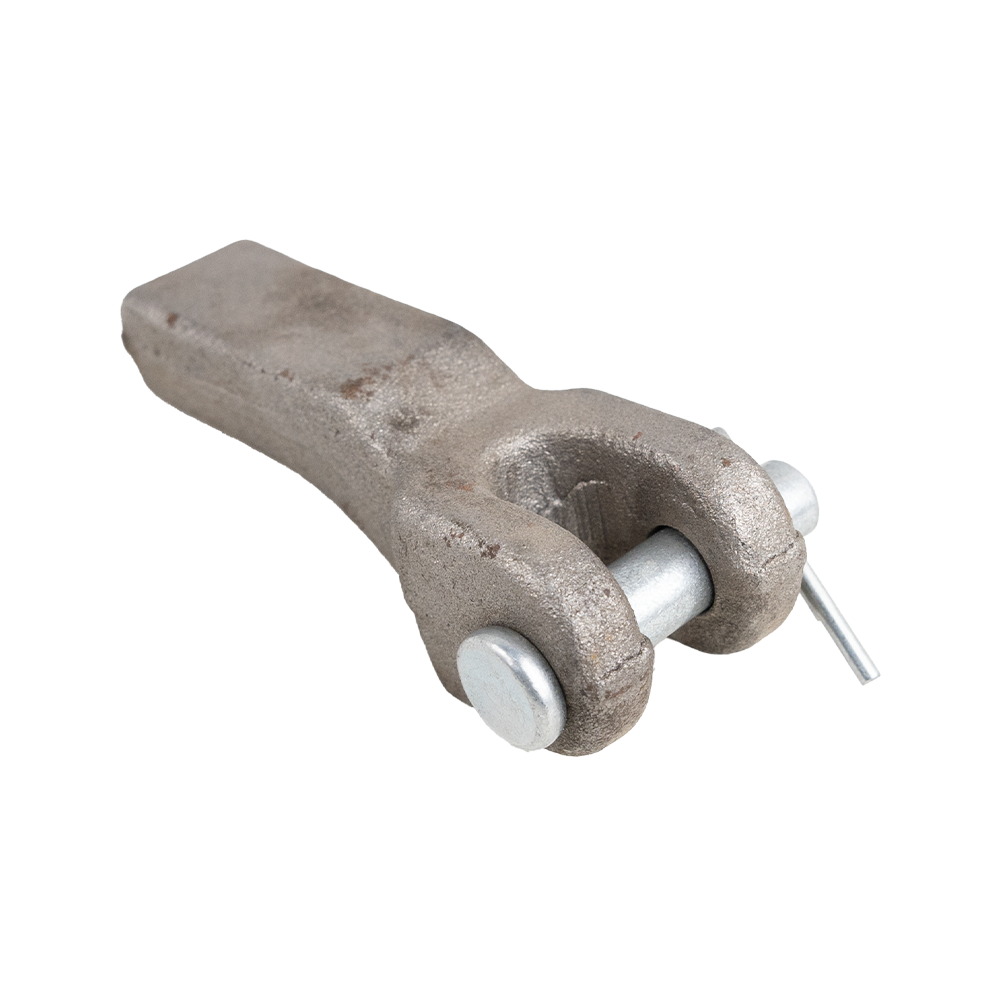 RETENEDOR DE CADENA PARA SOLDAR CON PASADOR PARA CADENA DE 3/8" 25,000 LB WLL – ACERO FORJADO – SIN ACABADO