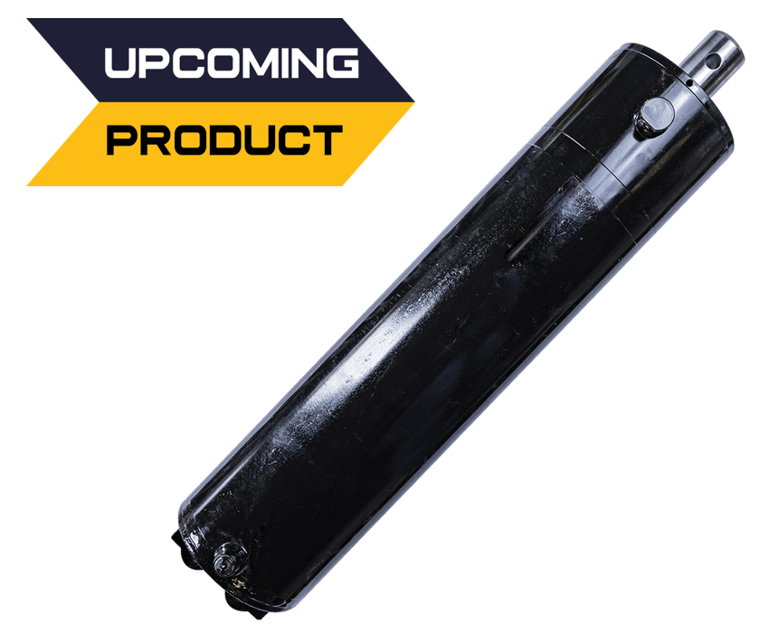 Hydraulic Cylinder For Hoist 5" X 21" X 2" - Ports 3/8" ORB (9/16" SAE-06) - Black