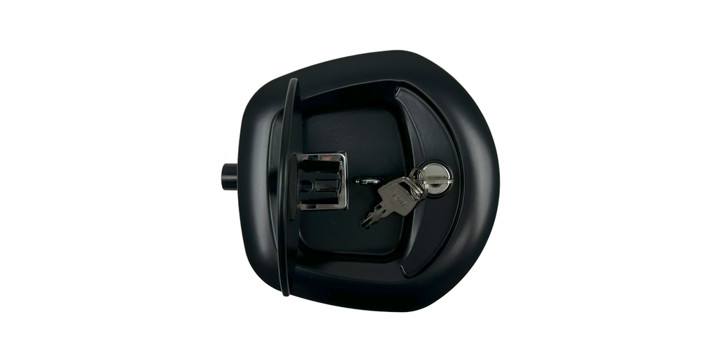 REINFORCED LOCK BLACK/BLACK WITH KEY