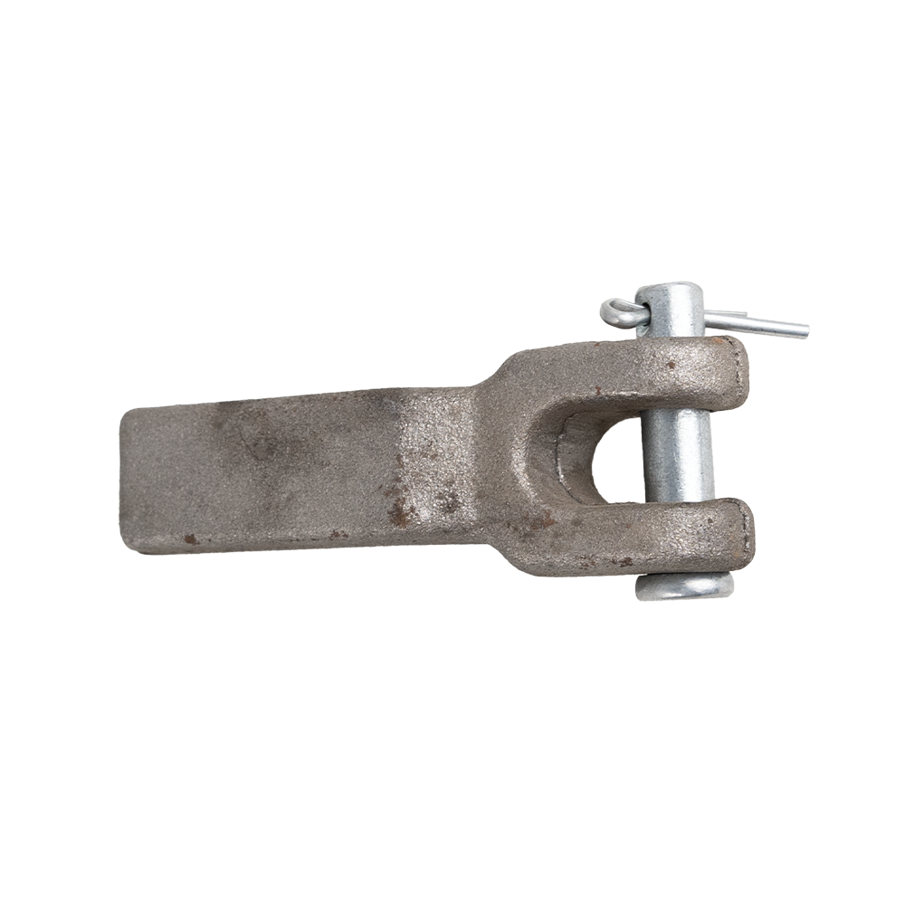 RETENEDOR DE CADENA PARA SOLDAR CON PASADOR PARA CADENA DE 3/8" 25,000 LB WLL – ACERO FORJADO – SIN ACABADO