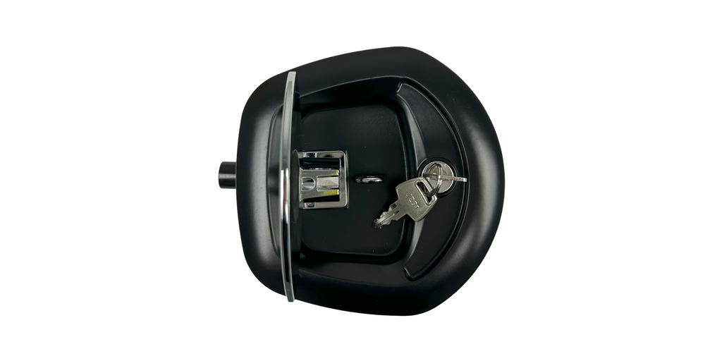 REINFORCED LOCK BLACK/CHROME WITH KEY