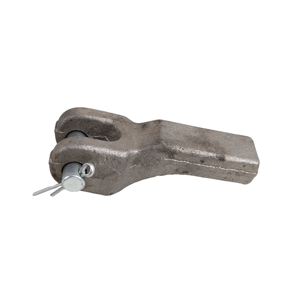 RETENEDOR DE CADENA PARA SOLDAR CON PASADOR PARA CADENA DE 3/8" 25,000 LB WLL – ACERO FORJADO – SIN ACABADO