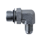 Elbow Fitting - 1/2" ORB Male (3/4"-16 SAE-8) & Male JIC 3/8" - 90° - Zinc Plated