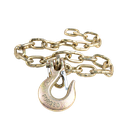 CADENA DE SEGURIDAD GR70 CON GANCHO CLEVIS 1/4" X 36" – MBS 12,600 LB – ZINCADA