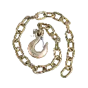 CADENA DE SEGURIDAD GR70 CON GANCHO CLEVIS 1/4" X 36" – MBS 12,600 LB – ZINCADA