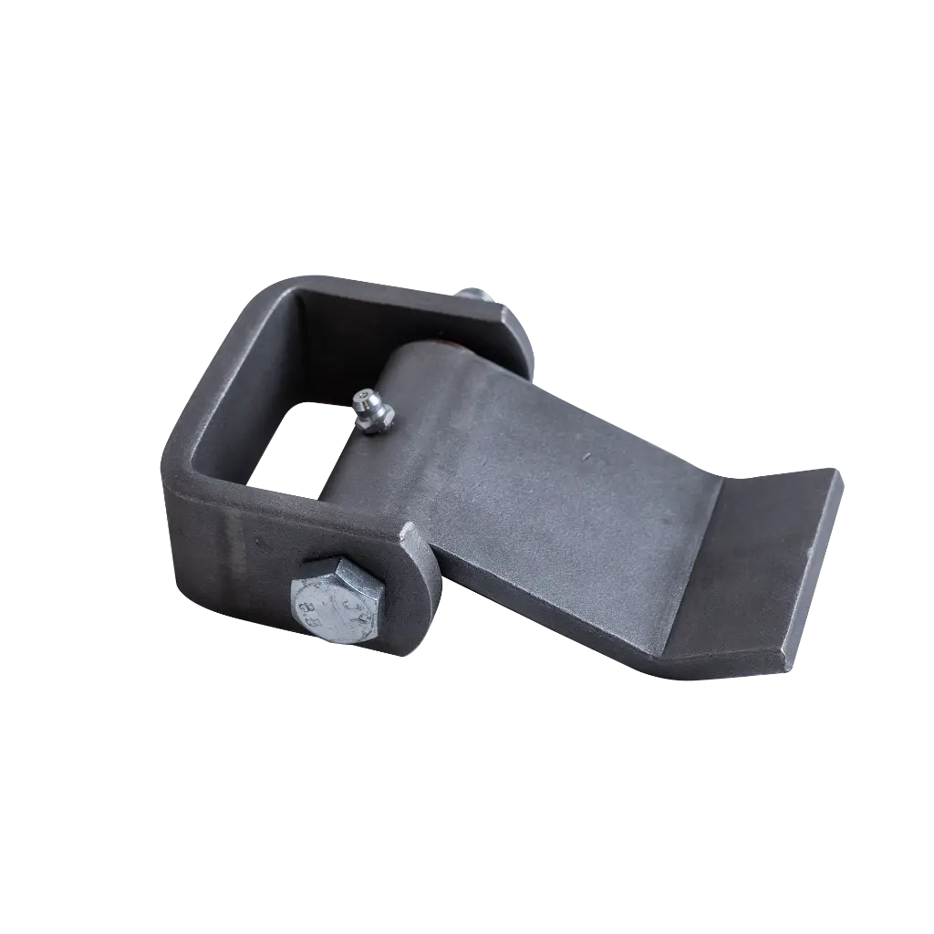 Weld On Right Side Door Hinge W/ Grease Zerk - Steel - Raw