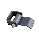 Weld On Right Side Door Hinge W/ Grease Zerk - Steel - Raw