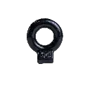 Adjustable 2-Bolt Lunette Ring 25K - Forged Steel - Black