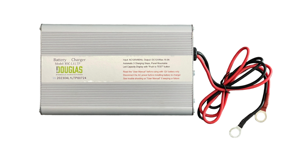 12 VOLT BATTERY CHARGER, 18 AMP, DOUGLAS