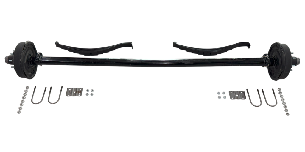 8,000 LB AXLE KIT WITH SPRING KIT AND ELECTRIC BRAKES (80"–95")