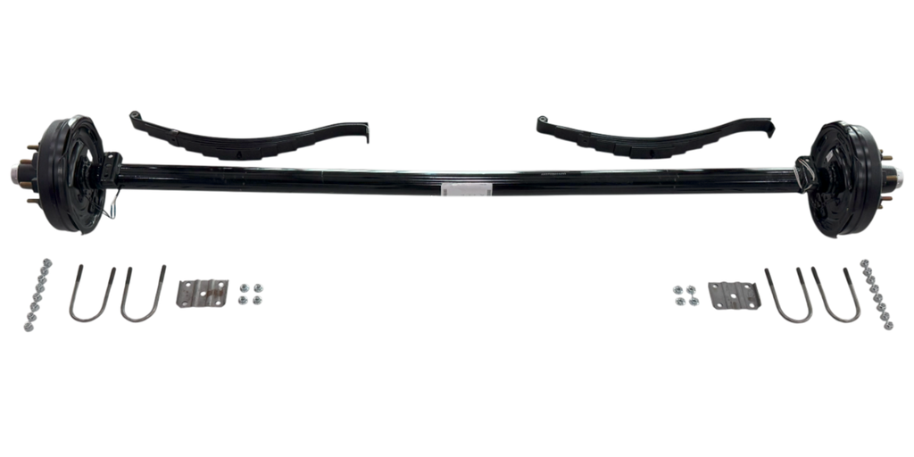 7,000 LB AXLE KIT WITH SPRING KIT AND ELECTRIC BRAKES (80"–95")