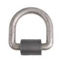 5/8" D-Ring W/ Weld On Clip 6,300 Lbs Wll - 18,000 Lbs Mbs - Forged Steel - Raw