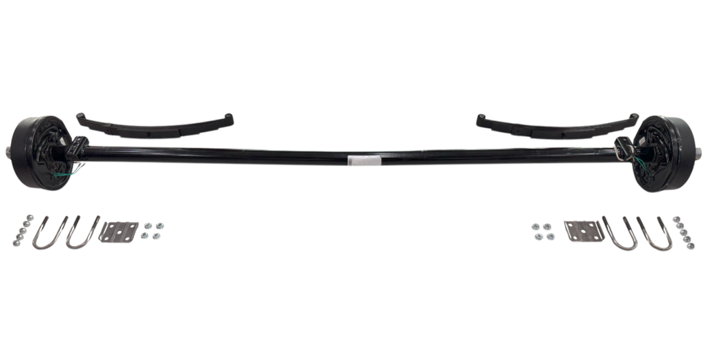 3,500 LB AXLE KIT WITH SPRING KIT AND ELECTRIC BRAKES (80"–95")