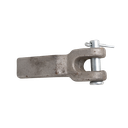 Weld On Chain Retainer W/ Pin For 1/4"-5/16" Chain 10,000 Lbs Wll - Forged Steel - Raw 