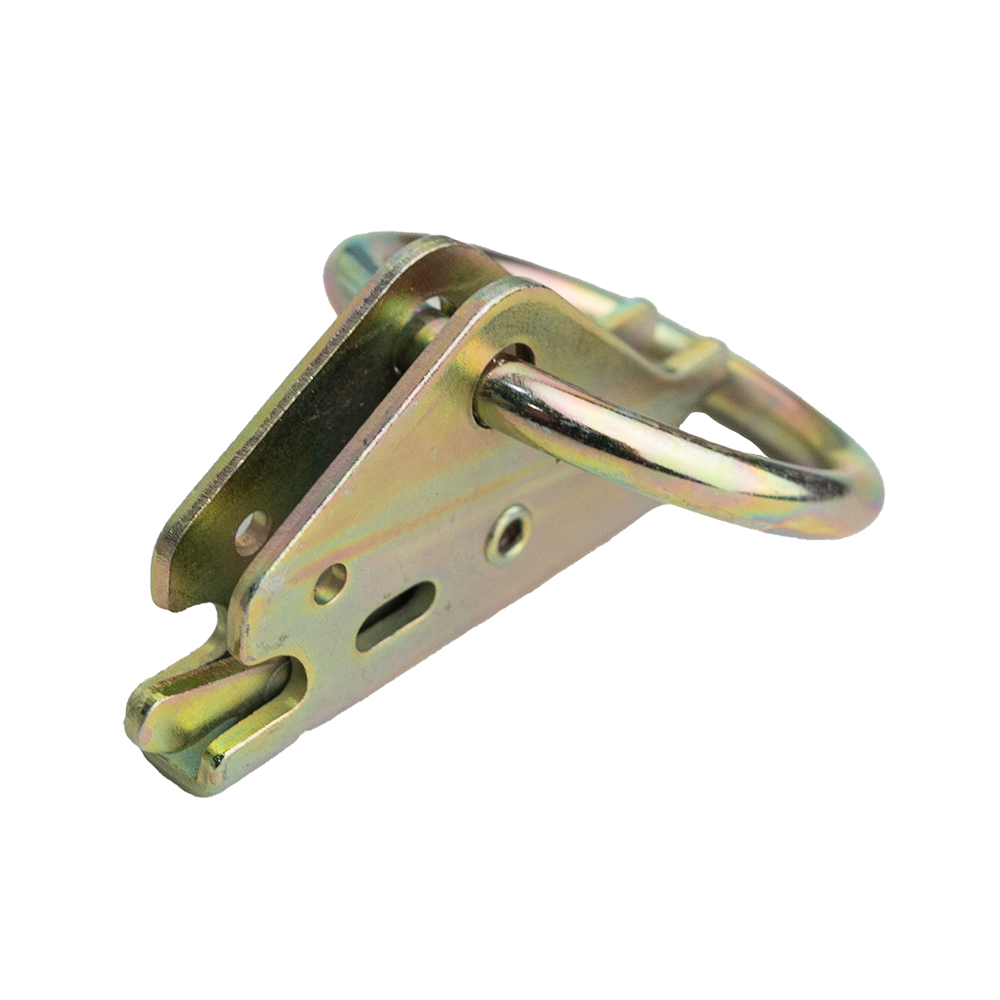 E-TRACK TIE DOWN FITTING 2" O-RING 1,335 LBS WLL - ZINC PLATED