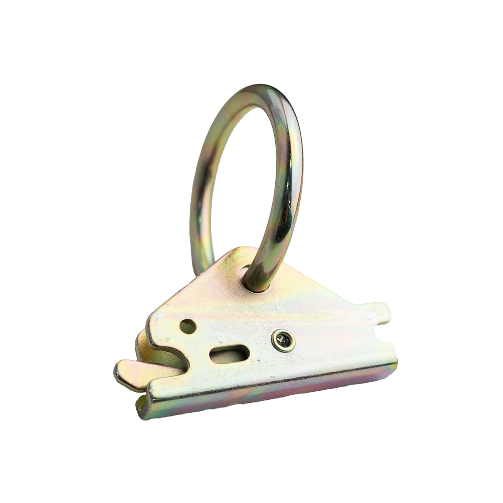 E-TRACK TIE DOWN FITTING 2" O-RING 1,335 LBS WLL - ZINC PLATED