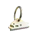 E-TRACK TIE DOWN FITTING 2" O-RING 1,335 LBS WLL - ZINC PLATED