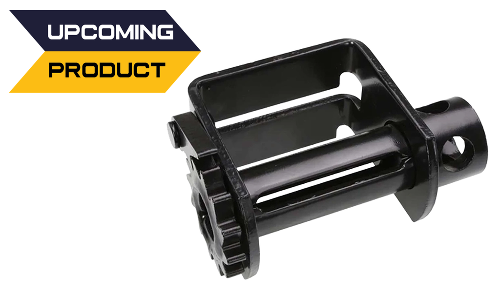 Sliding Double L Winch 5,500 Lbs Wll - Steel - Black