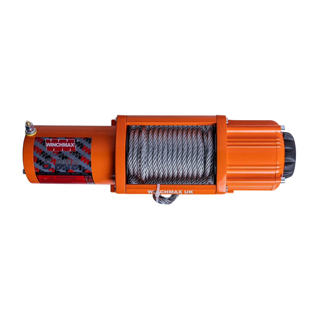 WINCHMAX WINCH STEEL CABLE 50' - 5,000 LBS - 12V  - ORANGE – C
