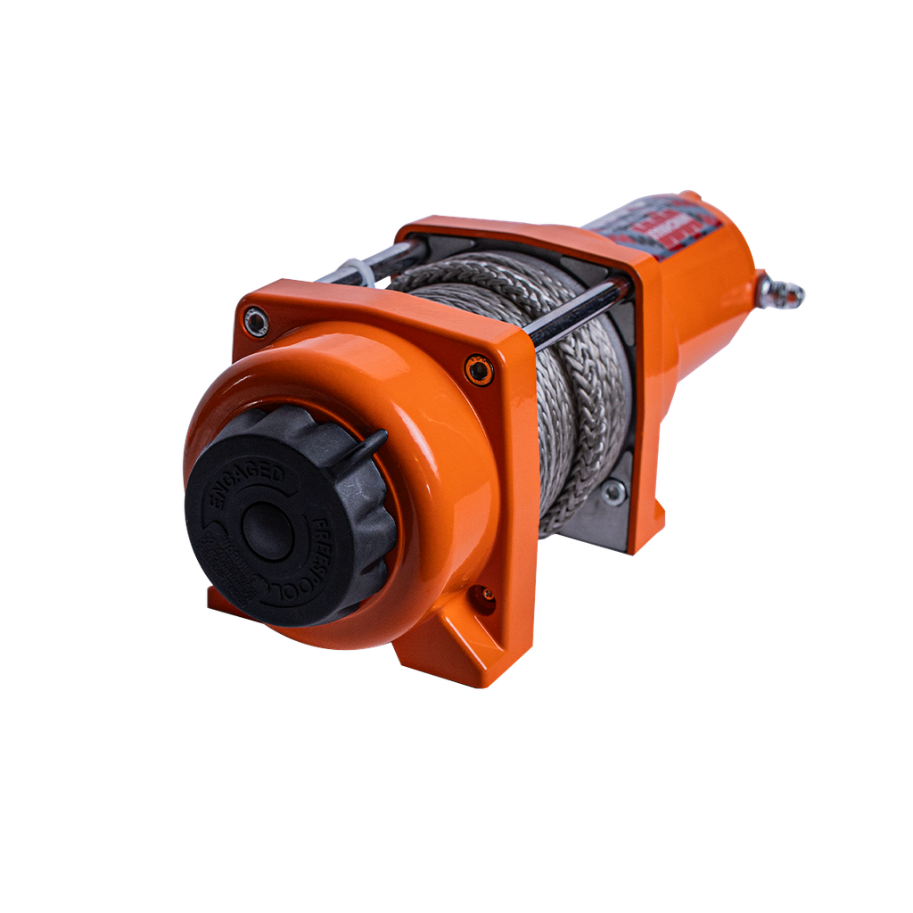 WINCHMAX WINCH SYNTHETIC ROPE 50' - 3,000 LBS - 12V  - ORANGE – C