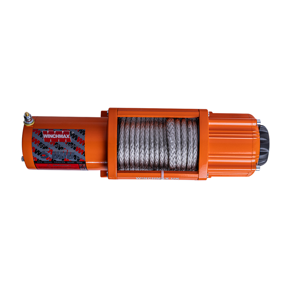 WINCHMAX WINCH SYNTHETIC ROPE 65' - 5,000 LBS - 12V  - ORANGE – C