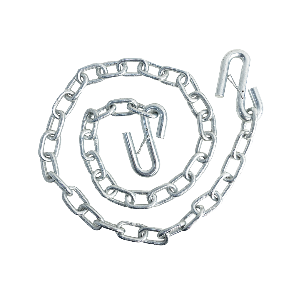 GR30 SAFETY CHAIN W/ SPRING CLIP HOOK 1/4" X 27" 5,200 LBS MBS - ZINC PLATED