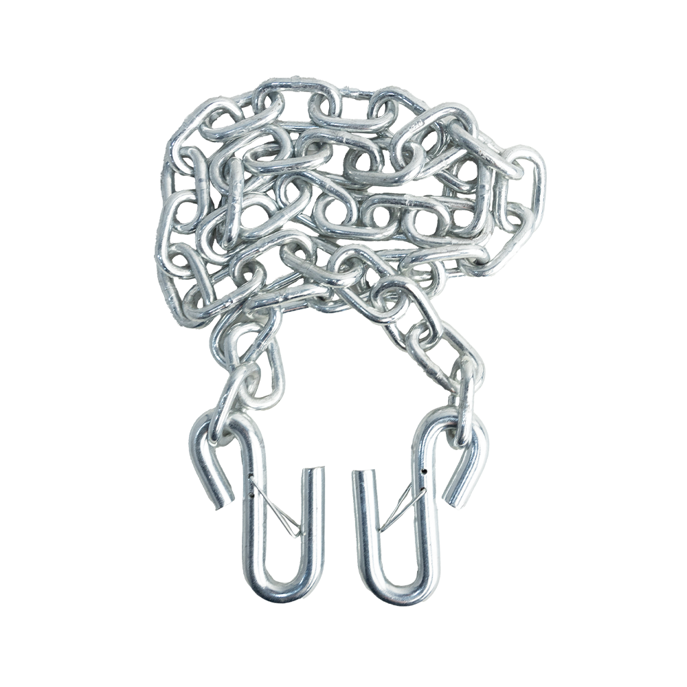 GR30 SAFETY CHAIN W/ SPRING CLIP HOOK 1/4" X 27" 5,200 LBS MBS - ZINC PLATED