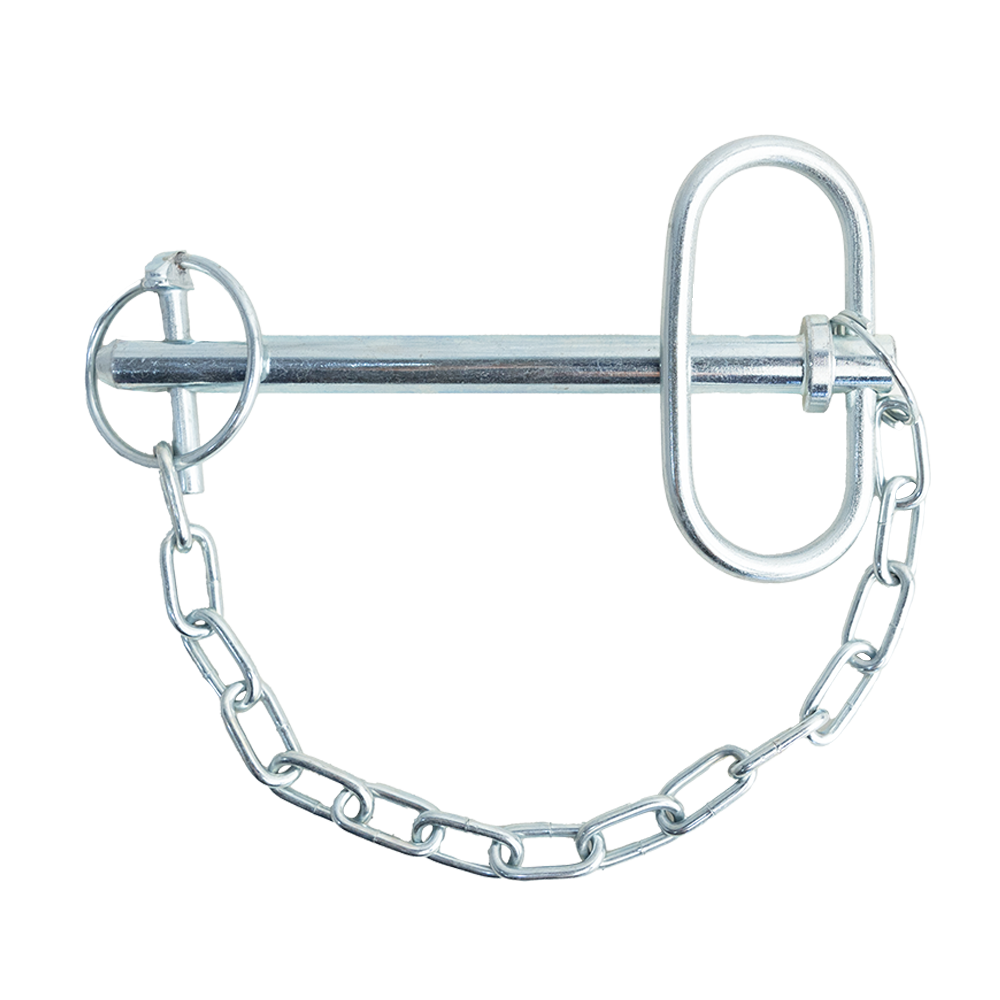 Hitch Pin W/ Chain & Lynch Pin 1/2" X 4,7/8" - Zinc Plated