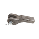 Weld On Chain Retainer W/ Pin For 1/4"-5/16" Chain 10,000 Lbs Wll - Forged Steel - Raw 