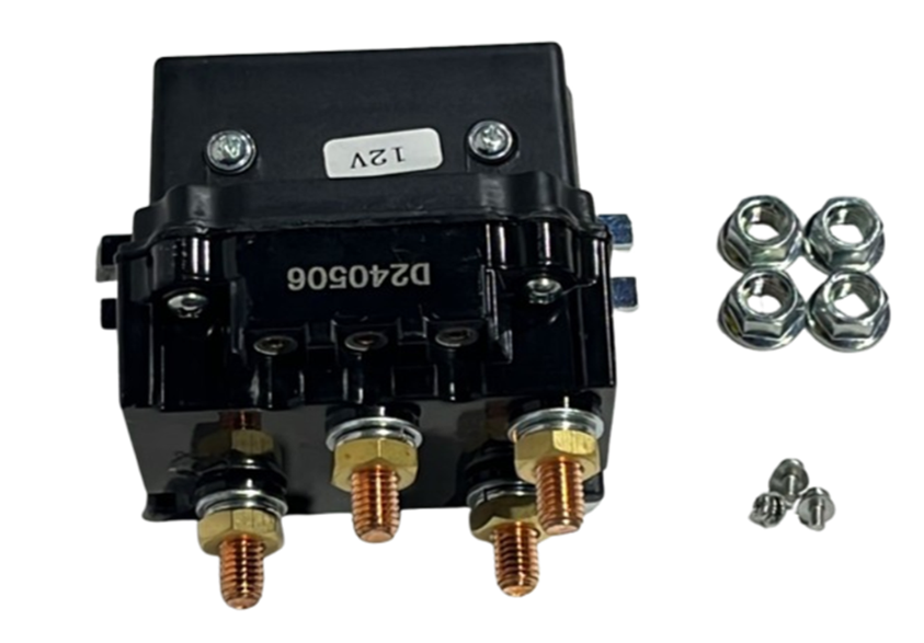 SOLENOID FOR WM20,000 LBS 12V - BLACK