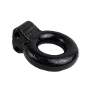 ADJUSTABLE 2-BOLT LUNETTE RING 25K - FORGED STEEL - BLACK
