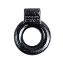 ADJUSTABLE 2-BOLT LUNETTE RING 25K - FORGED STEEL - BLACK