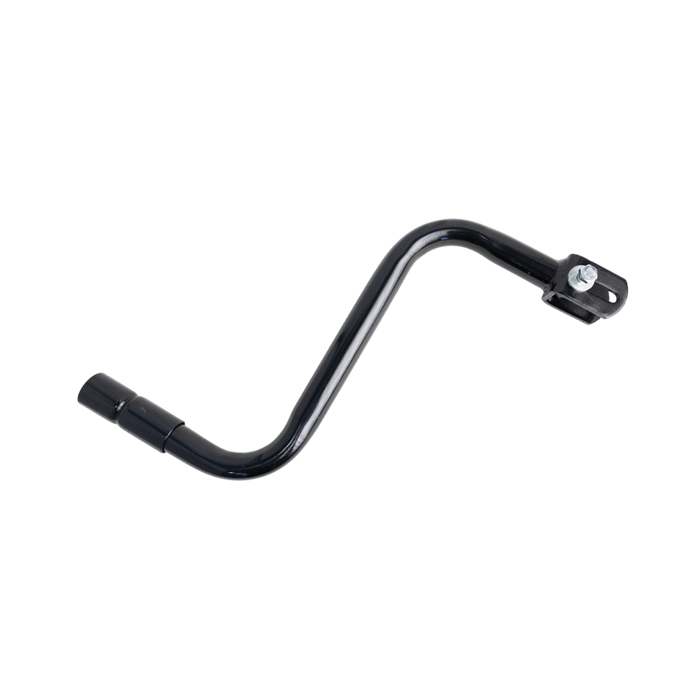 SIDE WIND HANDLE W/ BOLT ON HARDWARE - BLACK