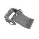 WELD ON LEFT SIDE DOOR HINGE W/ GREASE ZERK - STEEL - RAW