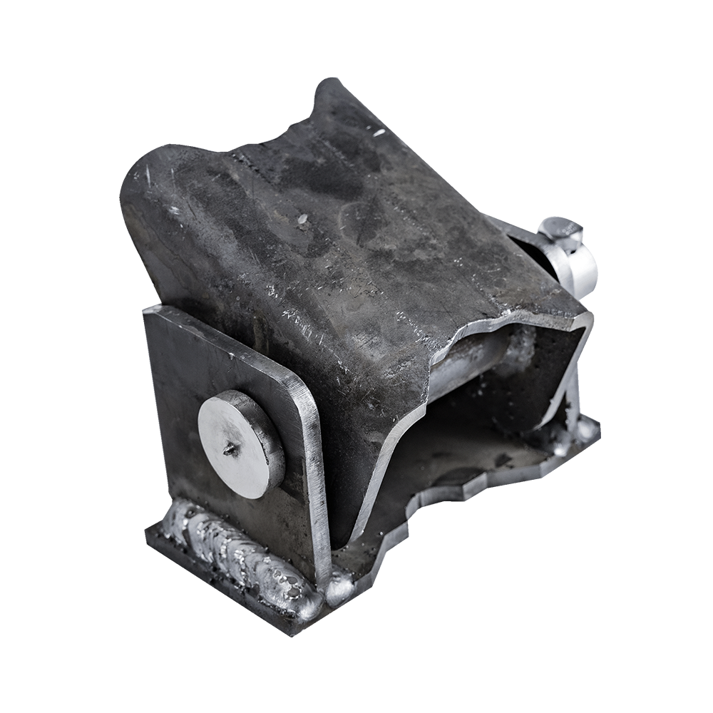 WELD ON DUMP TRAILER BODY HINGE W/ REMOVABLE PIN - STEEL - RAW