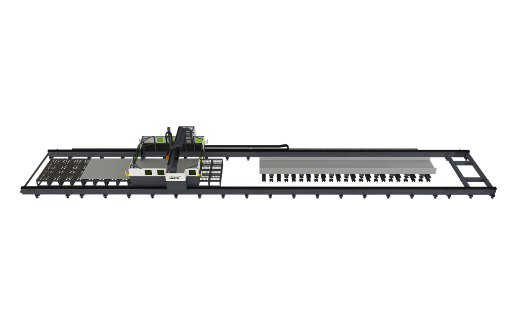 QLTEK HM26025 FIBER TUBE LASER CUTTING MACHINE – 12 kW (SERIAL: SJ251112HM26025015-12000)