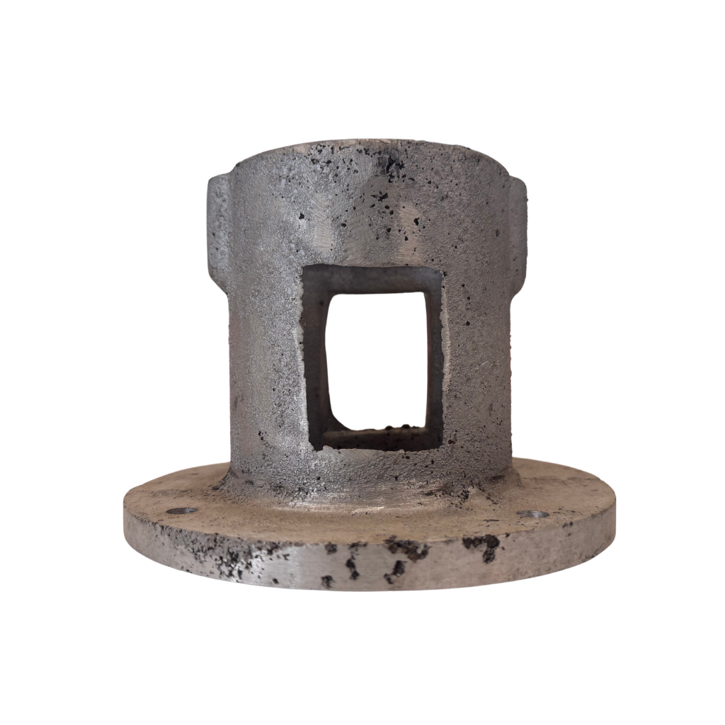 ADAPTADOR DE ALUMINIO PARA MOTOR DE GASOLINA A MOTOR HIDRÁULICO