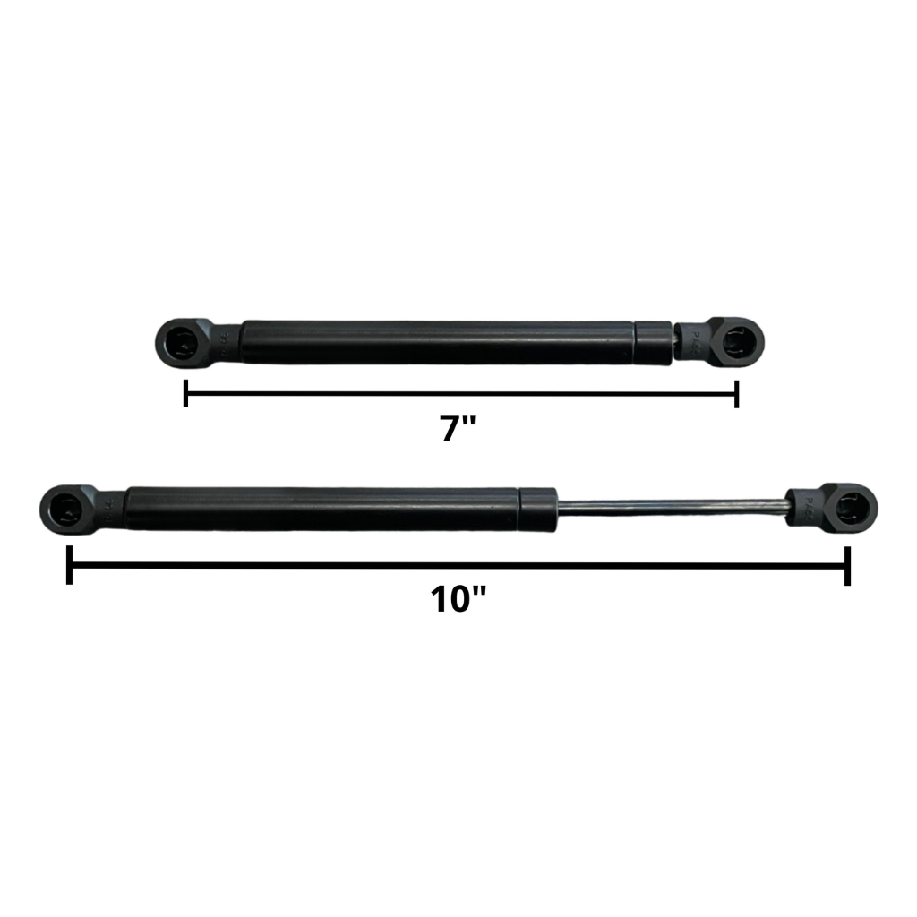 AMORTIGUADOR DE GAS DE 10" DE 30 LBS (INCLUYE TORNILLOS Y TUERCA)